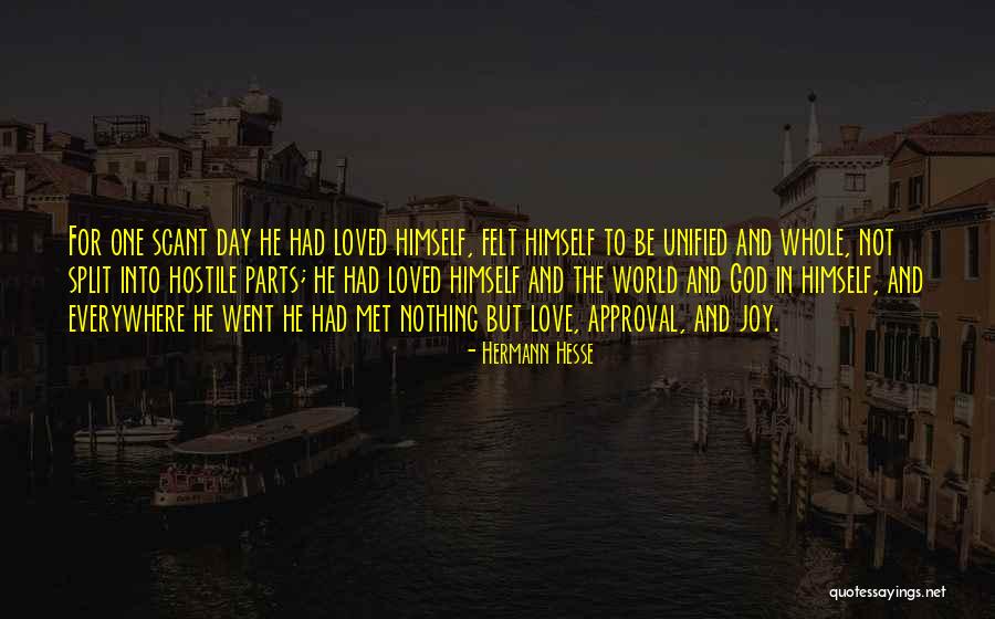 God's Approval Quotes By Hermann Hesse