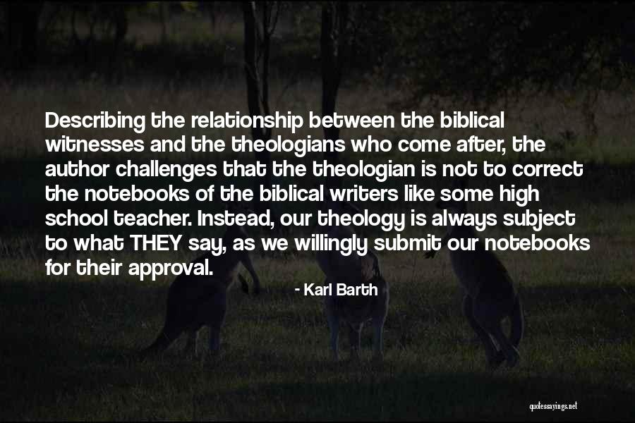 God's Approval Quotes By Karl Barth