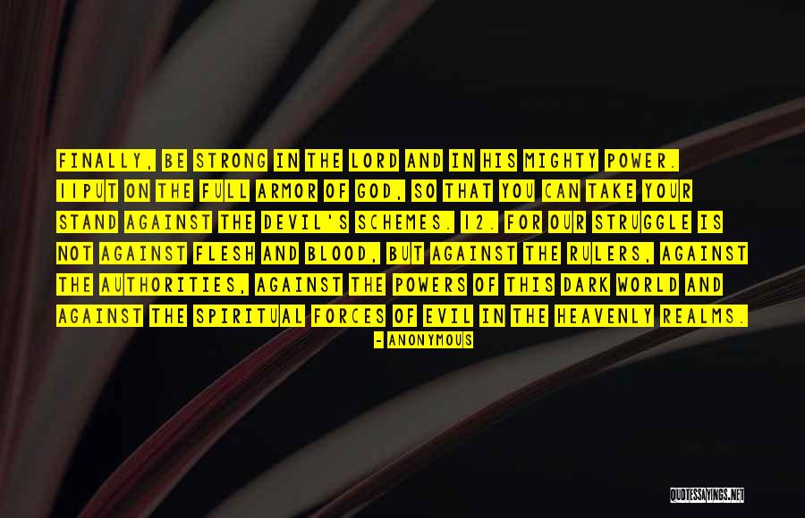 God's Armor Quotes By Anonymous God's Armor Quotes By Anonymous