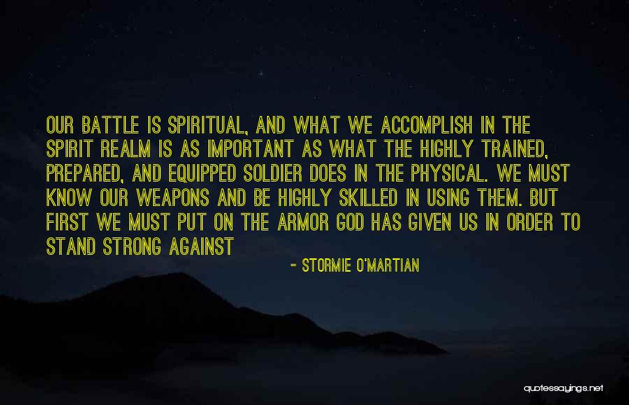 God's Armor Quotes By Stormie O'martian God's Armor Quotes By Stormie O'martian