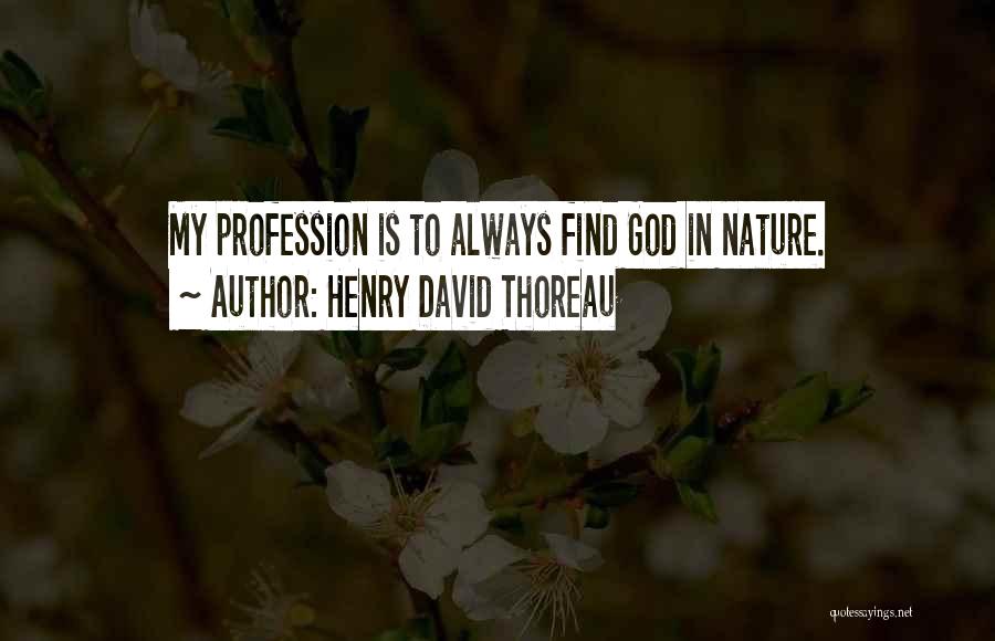 God's Beauty Nature Quotes By Henry David Thoreau