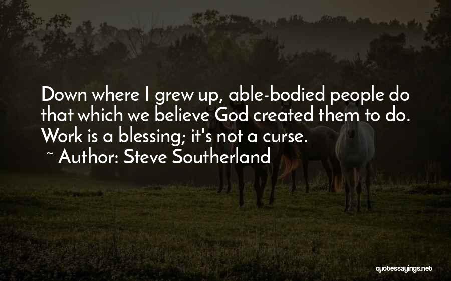 God's Blessing Quotes By Steve Southerland