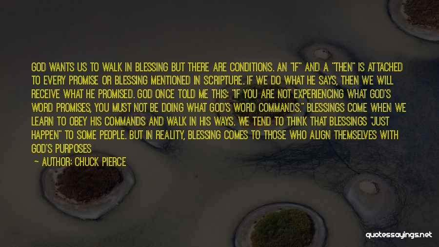 God's Blessings To Us Quotes By Chuck Pierce