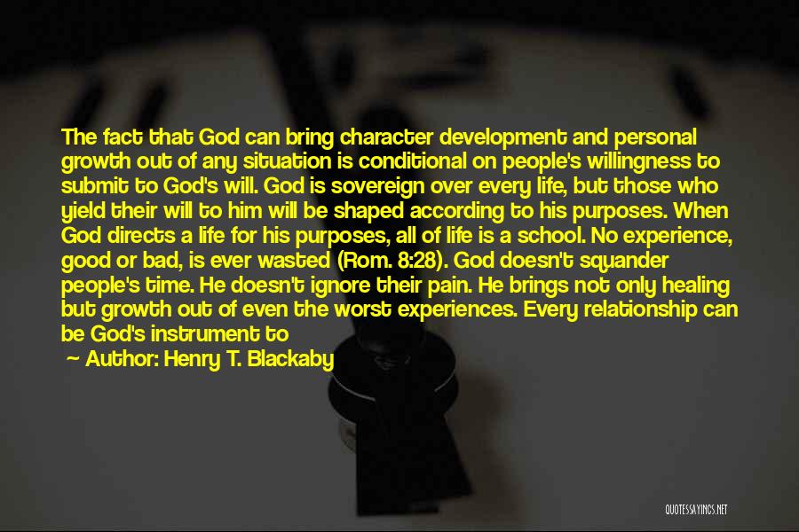 God's Character Quotes By Henry T. Blackaby
