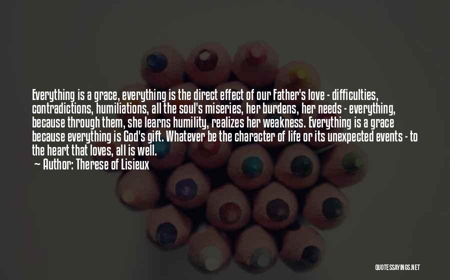 God's Character Quotes By Therese Of Lisieux