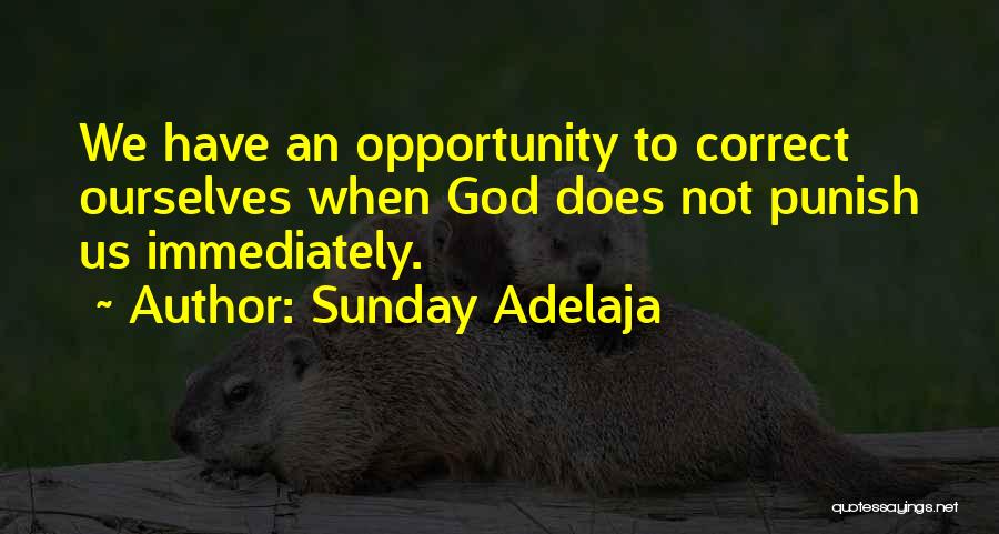 God's Correction Quotes By Sunday Adelaja