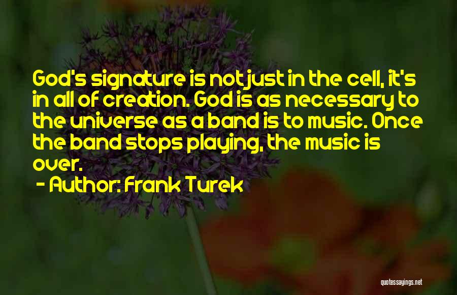God's Creation Quotes By Frank Turek