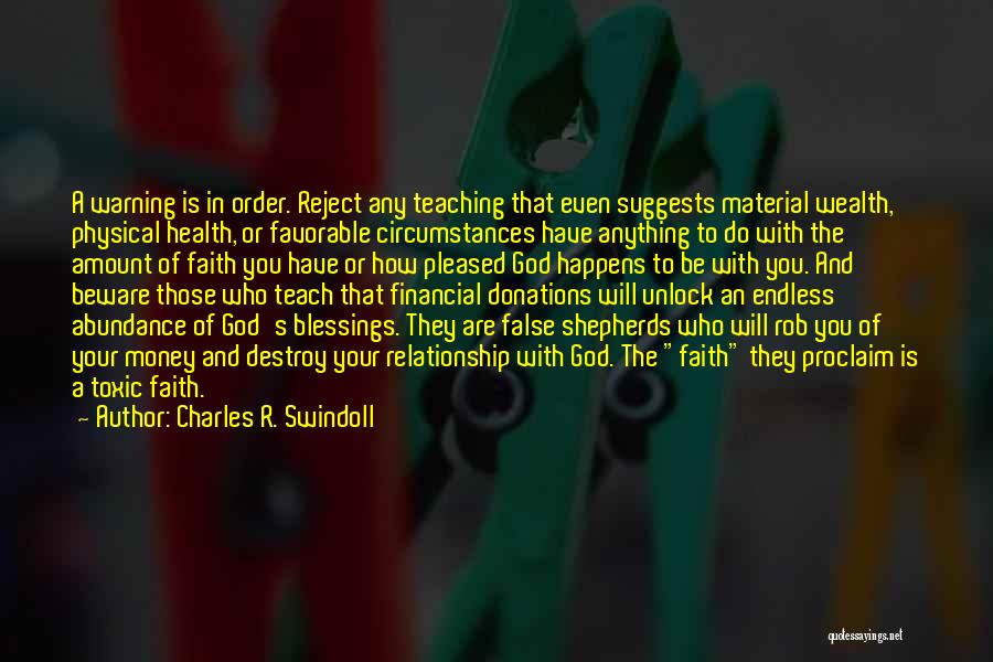 God's Faith Quotes By Charles R. Swindoll