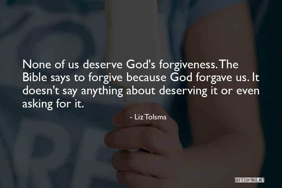 God's Forgiveness Bible Quotes By Liz Tolsma