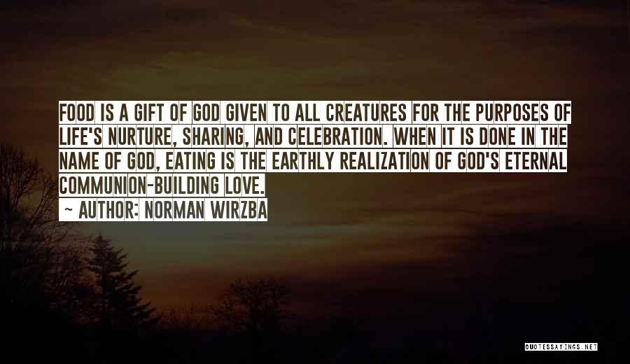 God's Gift Of Love Quotes By Norman Wirzba