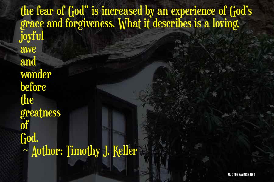 God's Grace And Forgiveness Quotes By Timothy J. Keller