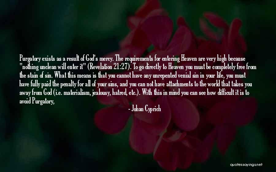 God's Grace And Mercy Quotes By Johan Cyprich