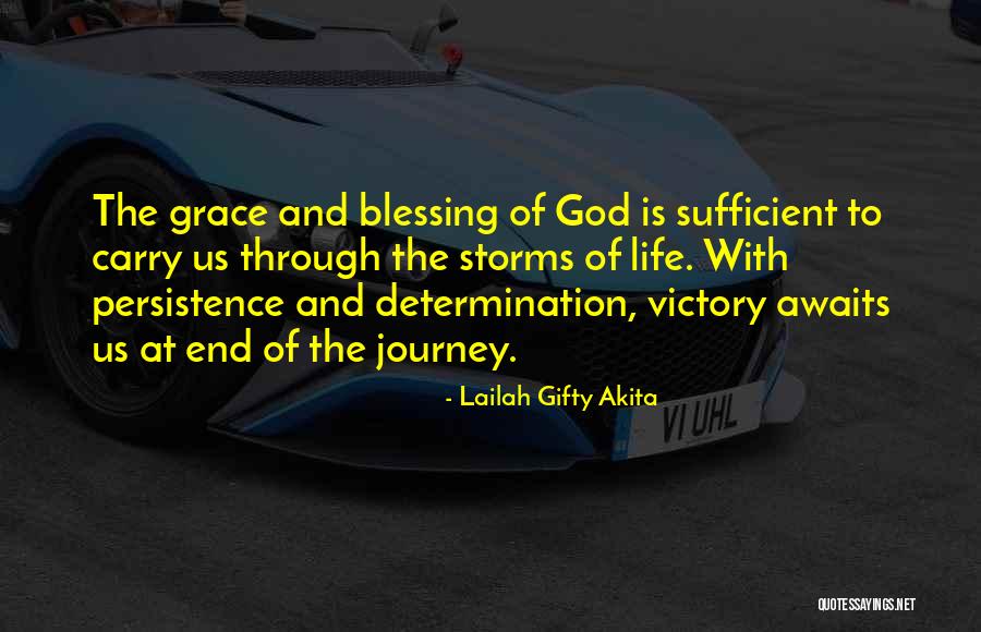 God's Grace Is Sufficient Quotes By Lailah Gifty Akita