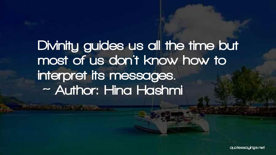 God's Guidance Quotes By Hina Hashmi