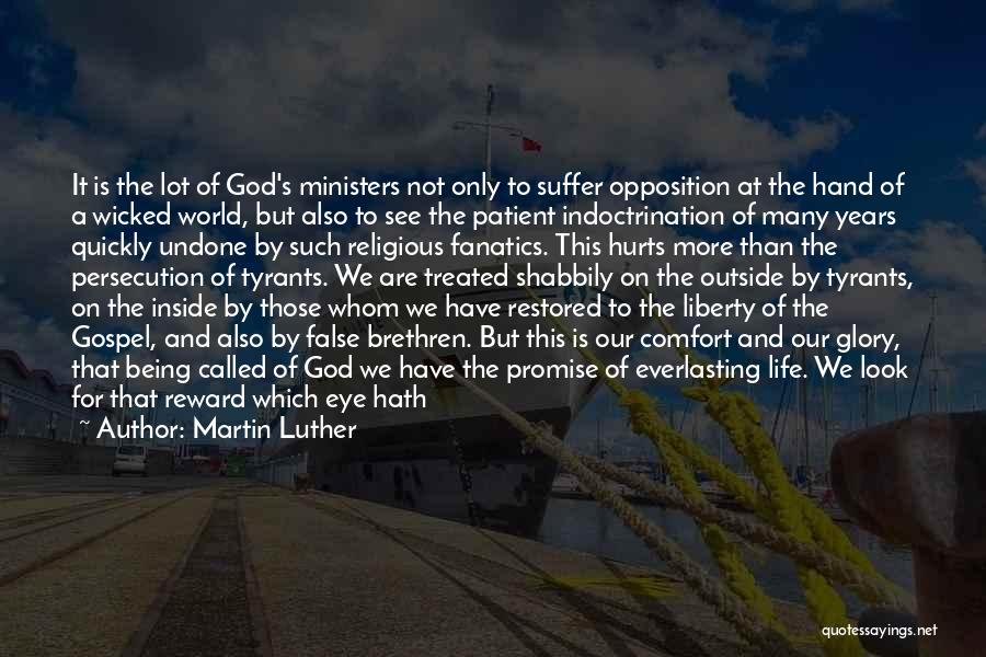 God's Hand Quotes By Martin Luther