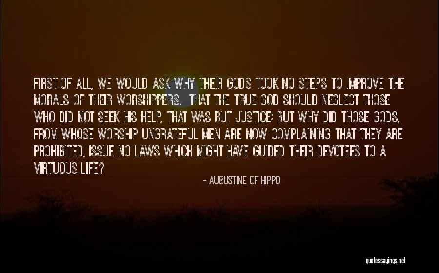 Gods Help Quotes By Augustine Of Hippo Gods Help Quotes By Augustine Of Hippo