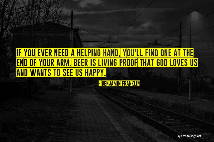 God's Helping Hand Quotes By Benjamin Franklin God's Helping Hand Quotes By Benjamin Franklin