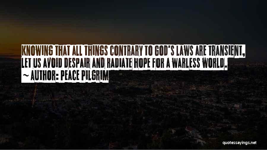 God's Hope Quotes By Peace Pilgrim