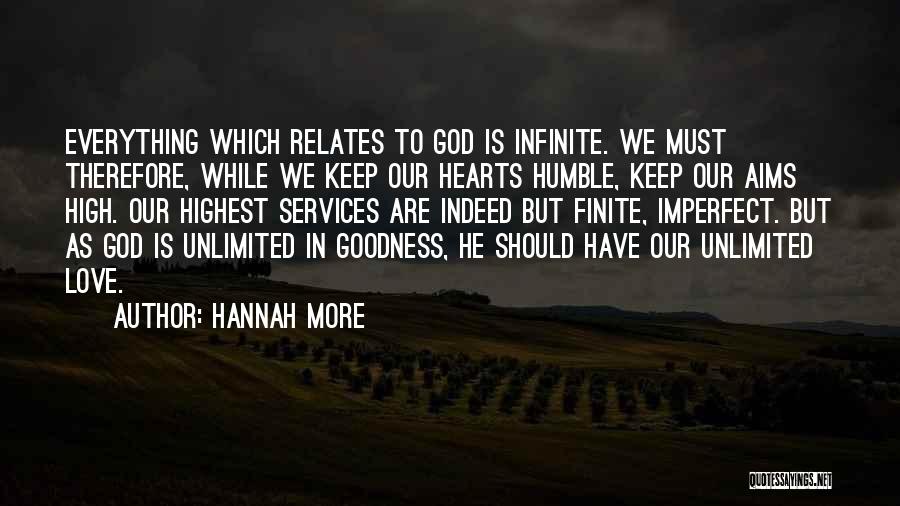 God's Infinite Love Quotes By Hannah More