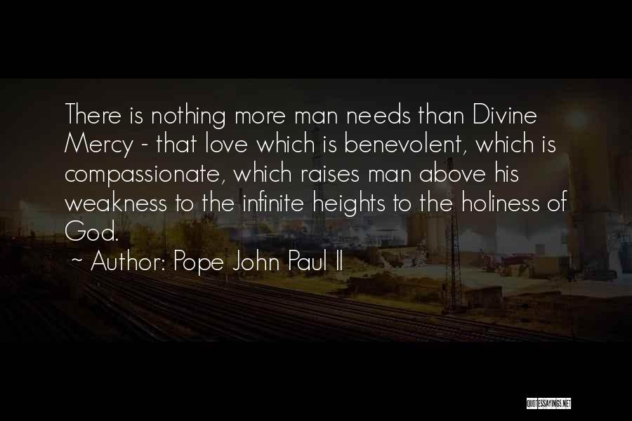 God's Infinite Love Quotes By Pope John Paul II