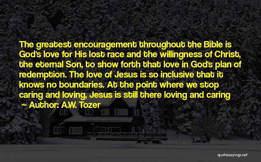 God's Love And Plan Quotes By A.W. Tozer