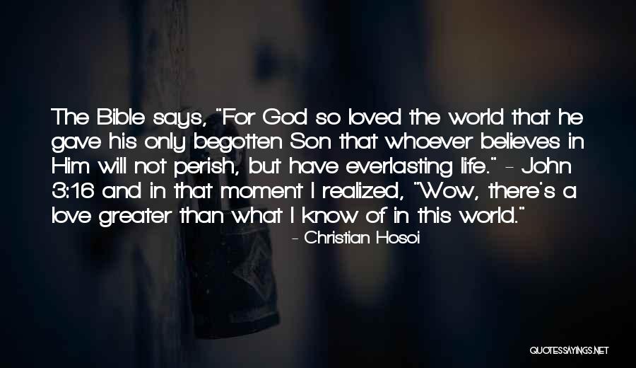 God's Love Bible Quotes By Christian Hosoi God's Love Bible Quotes By Christian Hosoi