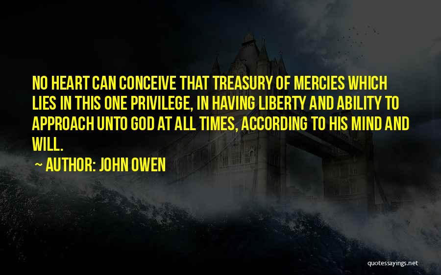 God's Mercies Quotes By John Owen