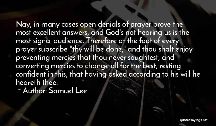 God's Mercies Quotes By Samuel Lee