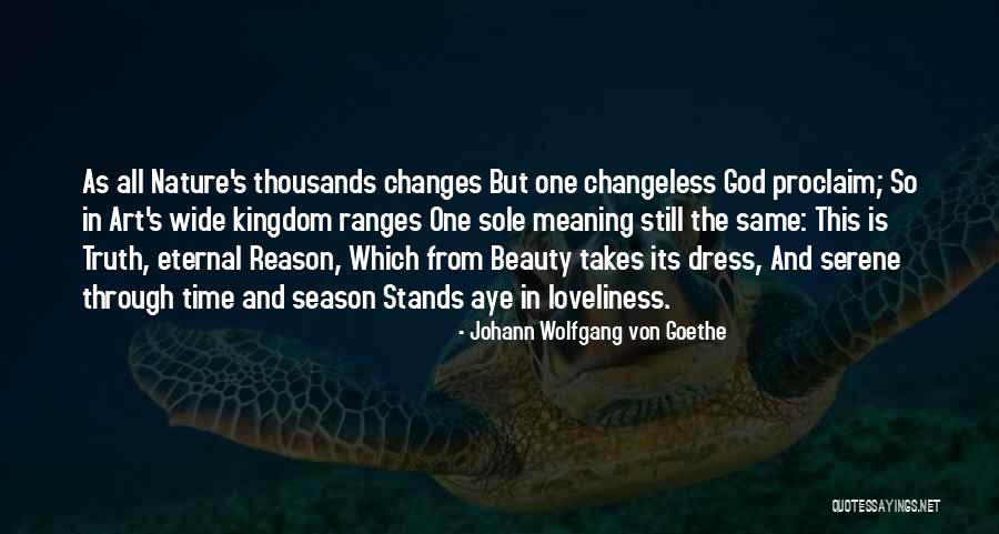 God's Nature Beauty Quotes By Johann Wolfgang Von Goethe