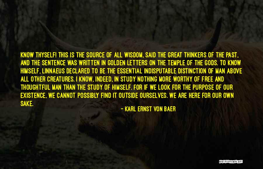Gods Non Existence Quotes By Karl Ernst Von Baer Gods Non Existence Quotes By Karl Ernst Von Baer