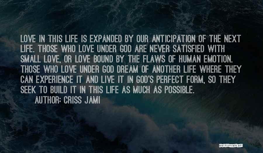 God's Perfect Love Quotes By Criss Jami