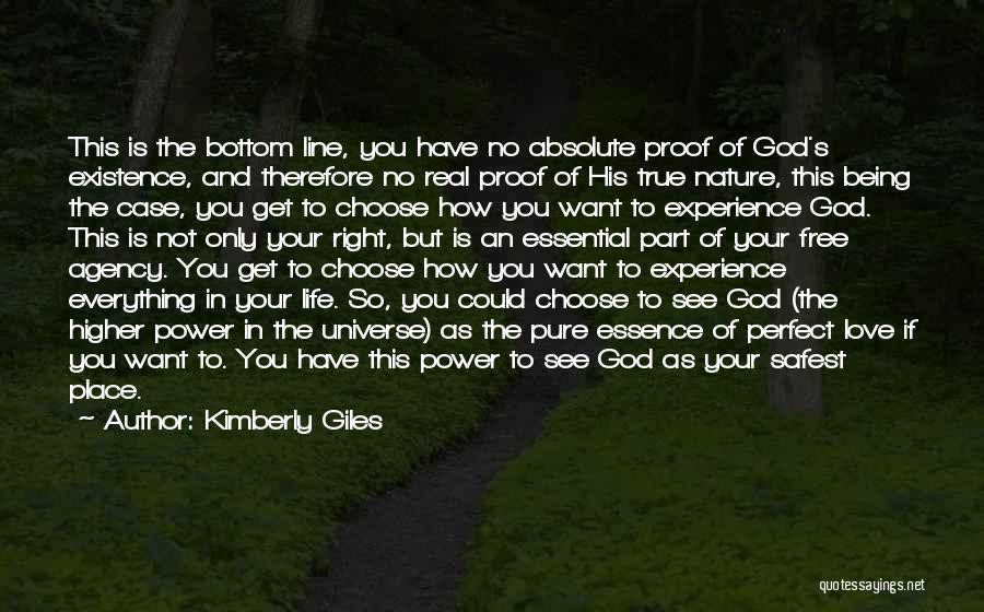 God's Perfect Love Quotes By Kimberly Giles