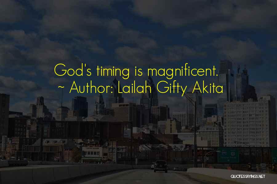 God's Plan And Timing Quotes By Lailah Gifty Akita