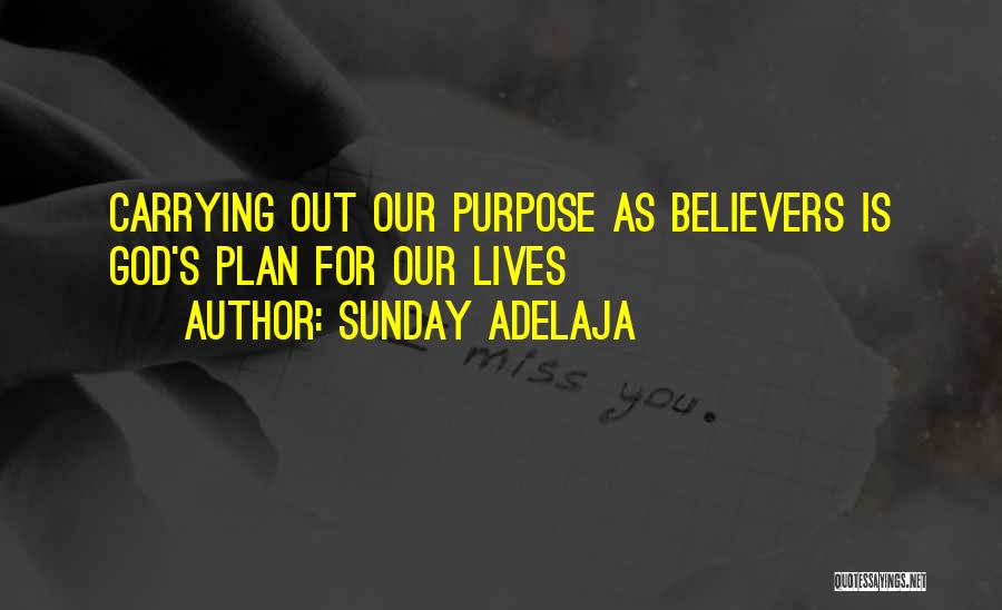 God's Plan For Our Life Quotes By Sunday Adelaja