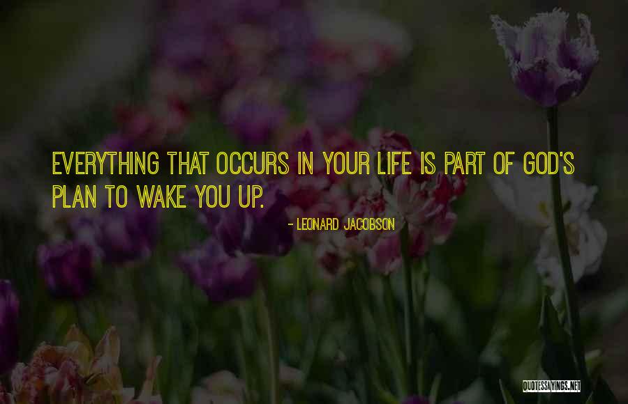 Gods Plan For Us Quotes By Leonard Jacobson