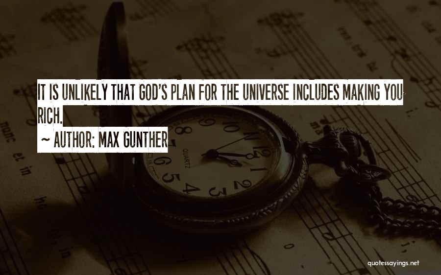 God's Plan For You Quotes By Max Gunther