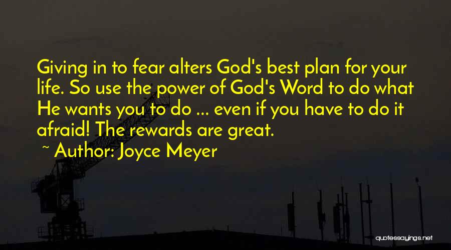 God's Plan For Your Life Quotes By Joyce Meyer