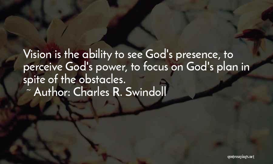 God's Plan Inspirational Quotes By Charles R. Swindoll