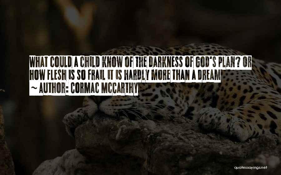 God's Plan Quotes By Cormac McCarthy