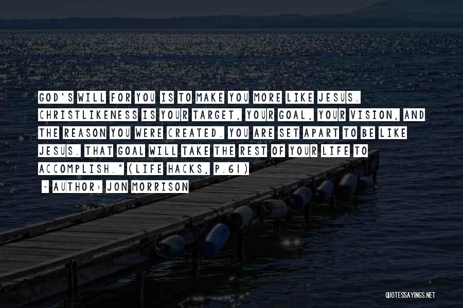God's Plan Quotes By Jon Morrison God's Plan Quotes By Jon Morrison