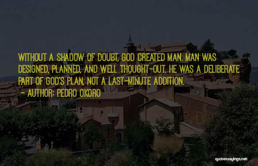 God's Plan Quotes By Pedro Okoro