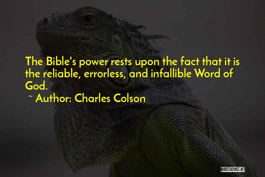 God's Power From The Bible Quotes By Charles Colson