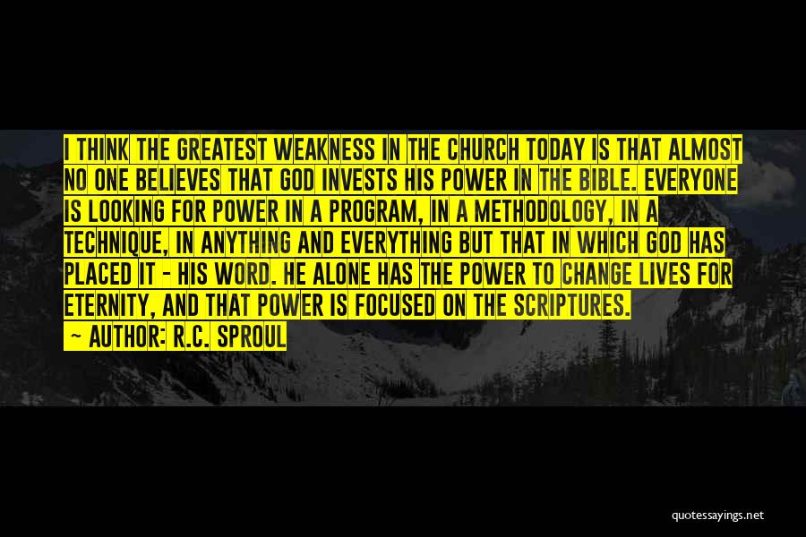 God's Power From The Bible Quotes By R.C. Sproul