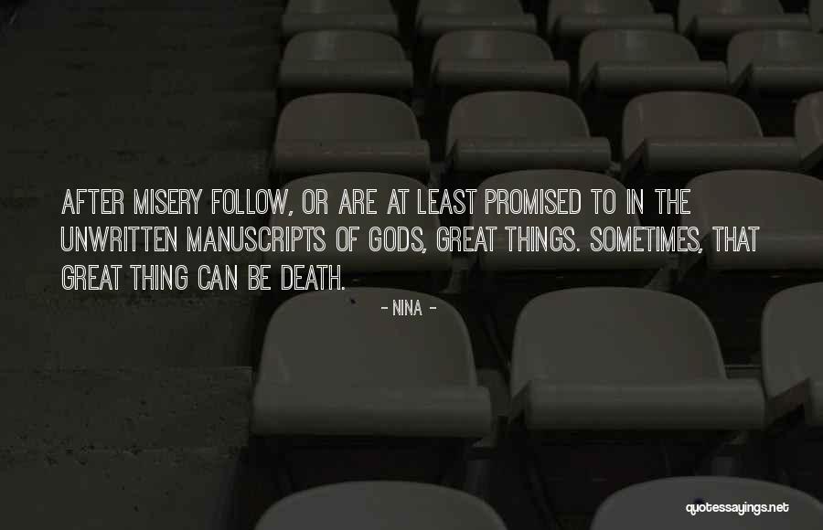 Gods Promised Quotes By Nina -
