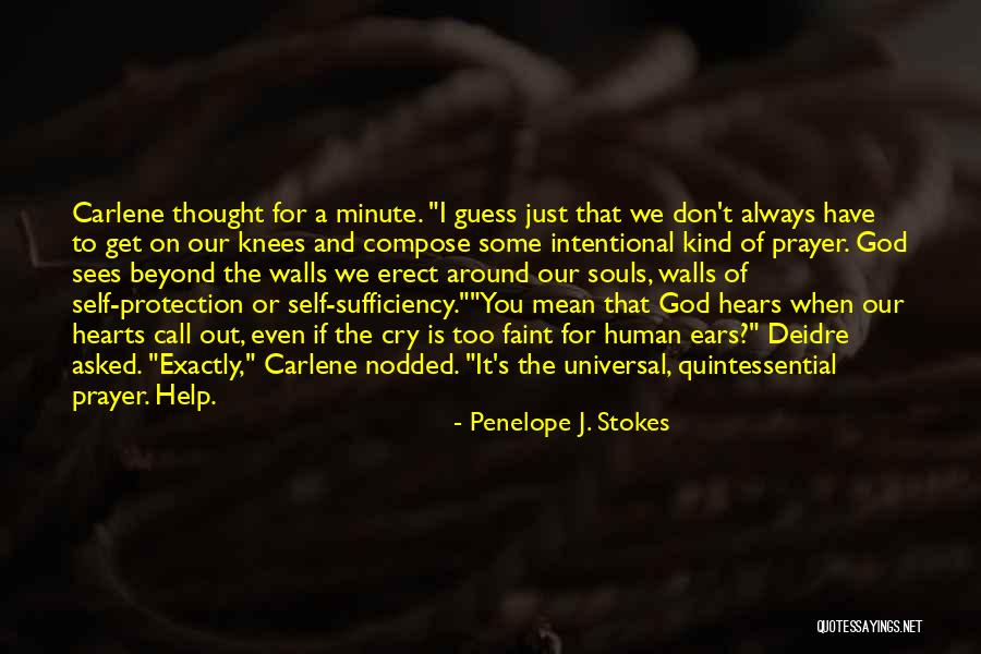 God's Protection Quotes By Penelope J. Stokes God's Protection Quotes By Penelope J. Stokes