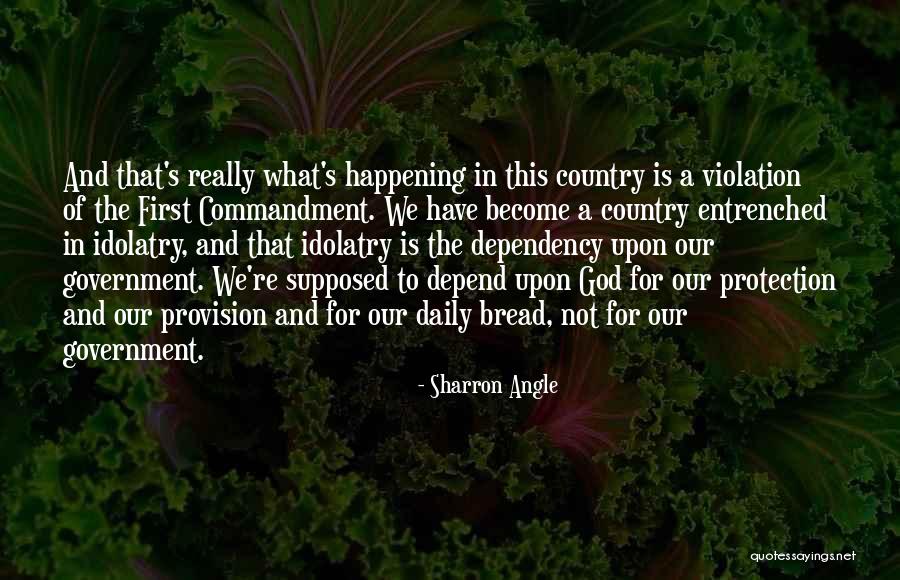 God's Protection Quotes By Sharron Angle God's Protection Quotes By Sharron Angle
