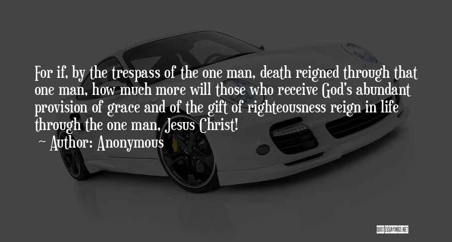 God's Provision Quotes By Anonymous