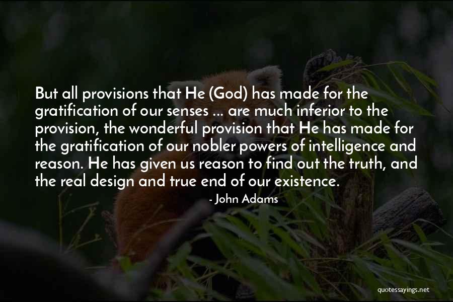 God's Provision Quotes By John Adams