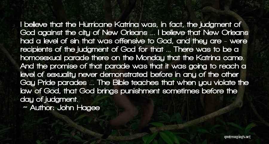God's Punishment Bible Quotes By John Hagee