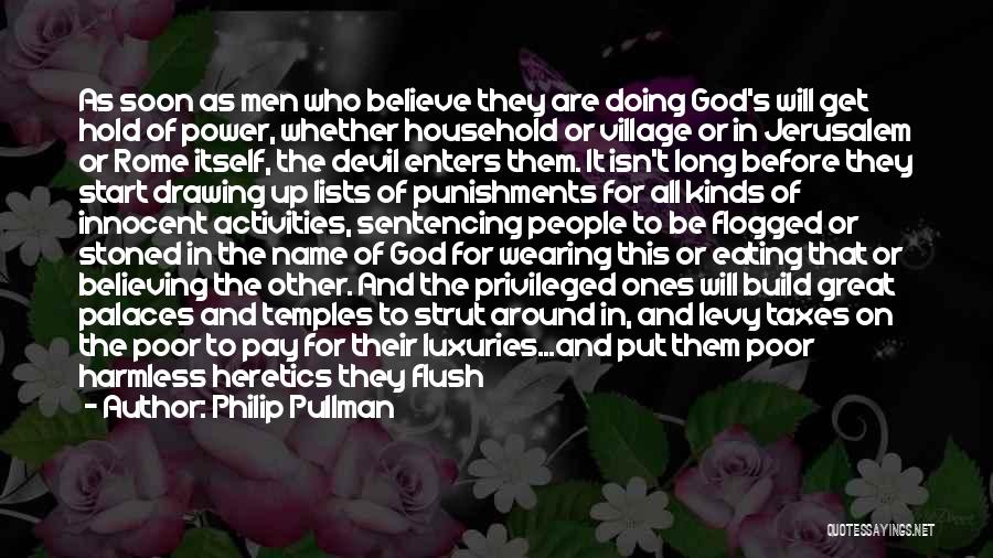 God's Punishments Quotes By Philip Pullman